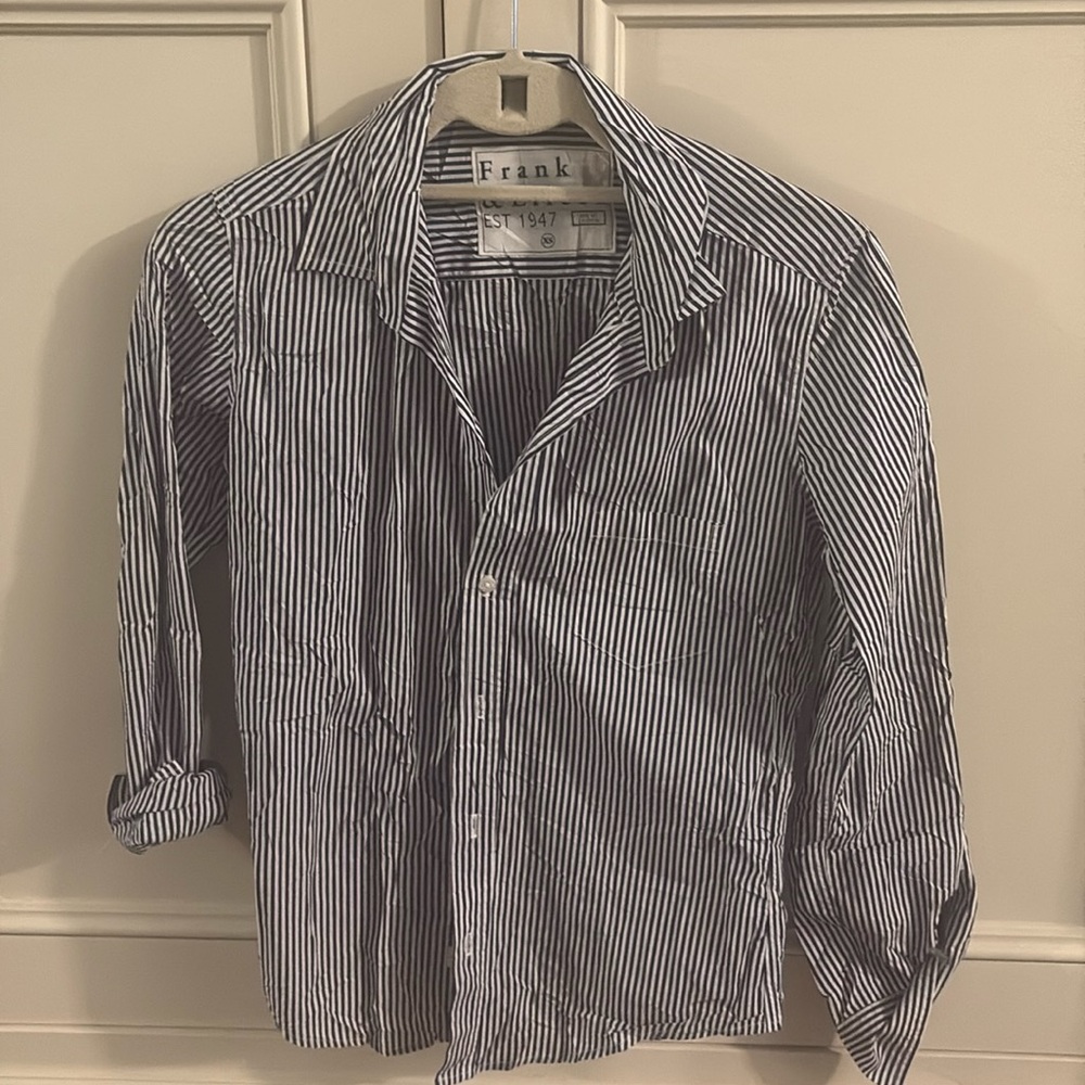 Frank and Eileen striped button down.